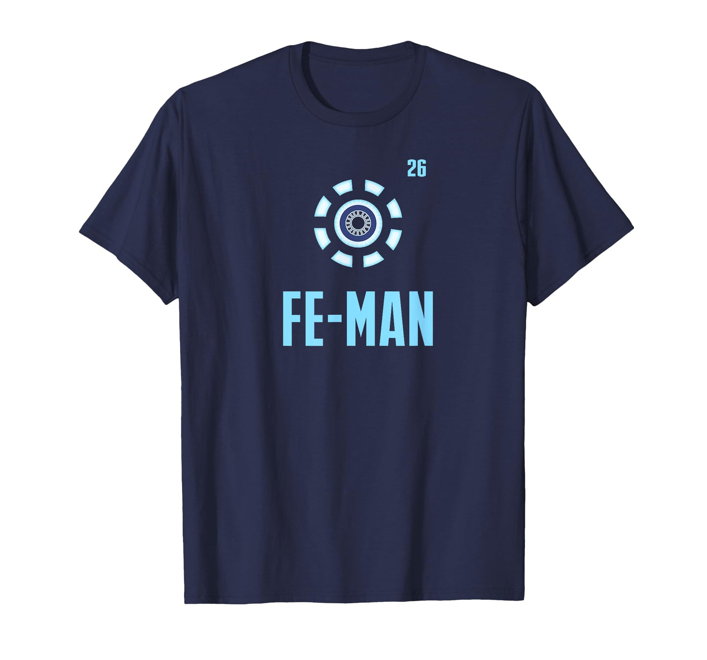 Fe Man Iron Man Funny Science Chemistry T-Shirt