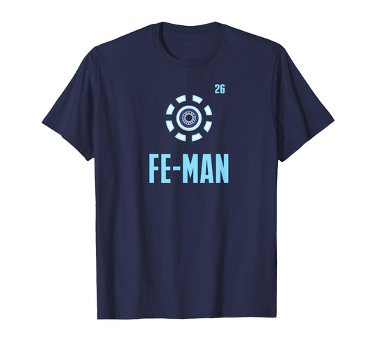 Fe Man Iron Man Funny Science Chemistry T-Shirt