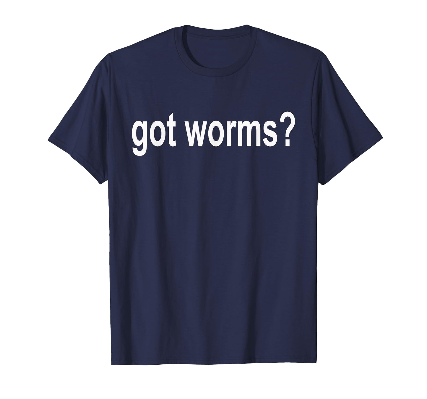 Limited Rags Got Worms? Unisex Adult Fishing T-Shirt - Black, Small