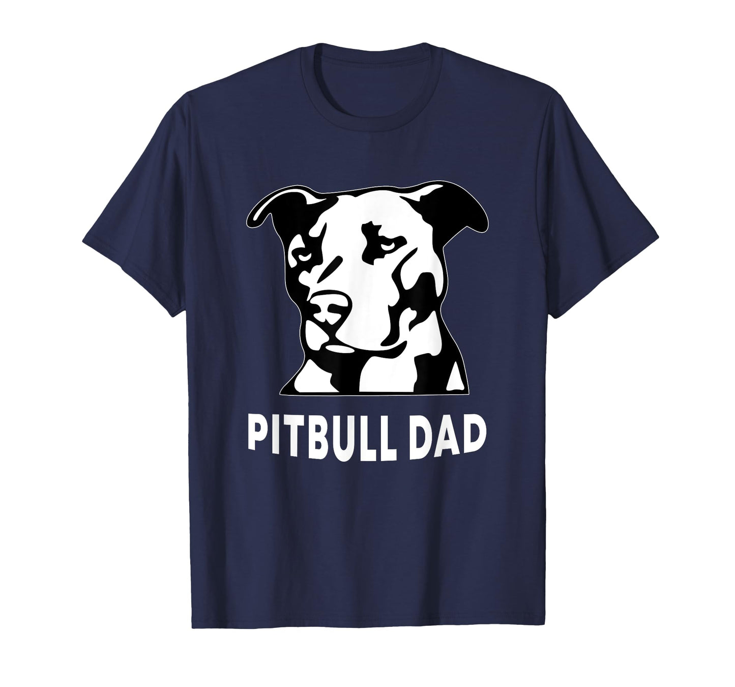 Mens Proud Pitbull Dad Men's Pit Bull Dog Shirt T-Shirt