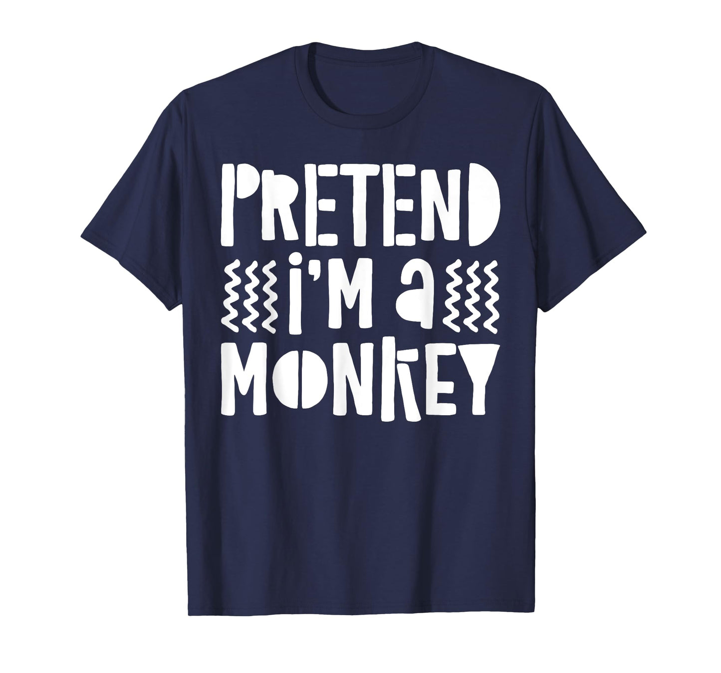 Pretend I'm A Monkey Shirt Adult Kid Matching Monkey Costume T-Shirt