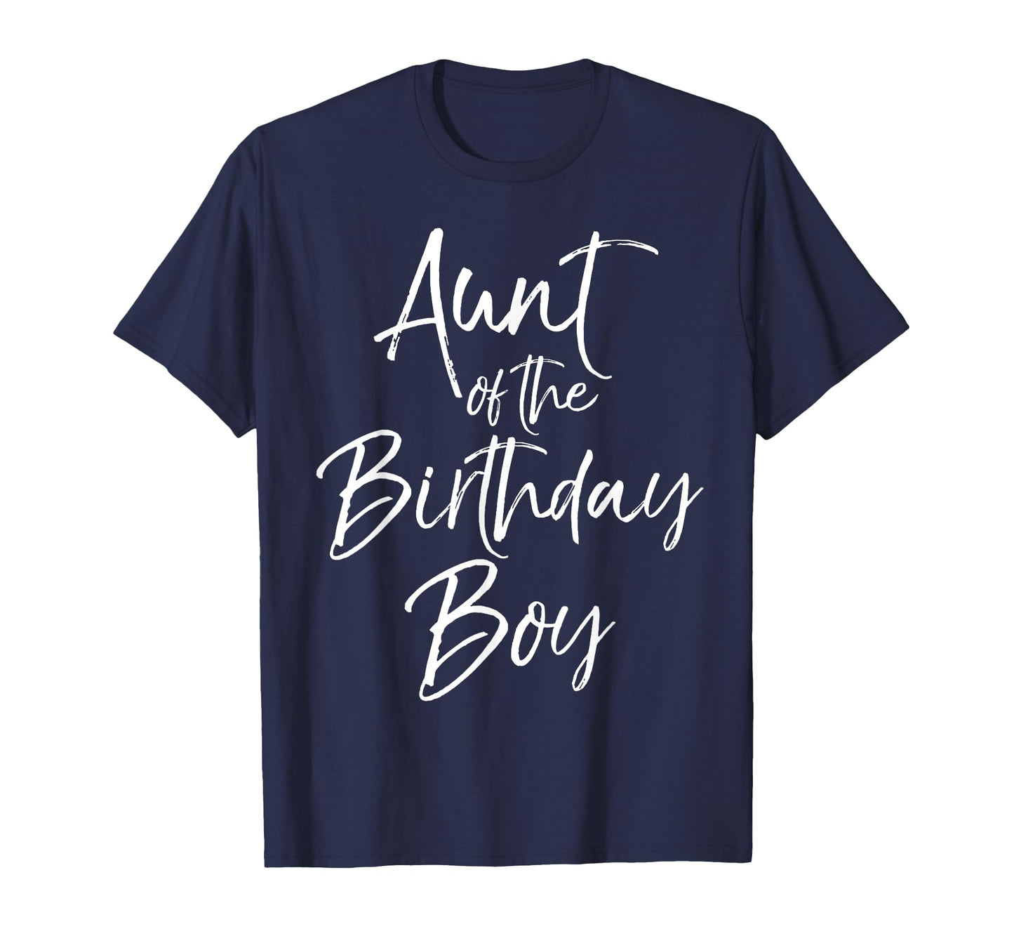 Aunt of the Birthday Boy Shirt for Women Auntie Party Tee T-Shirt