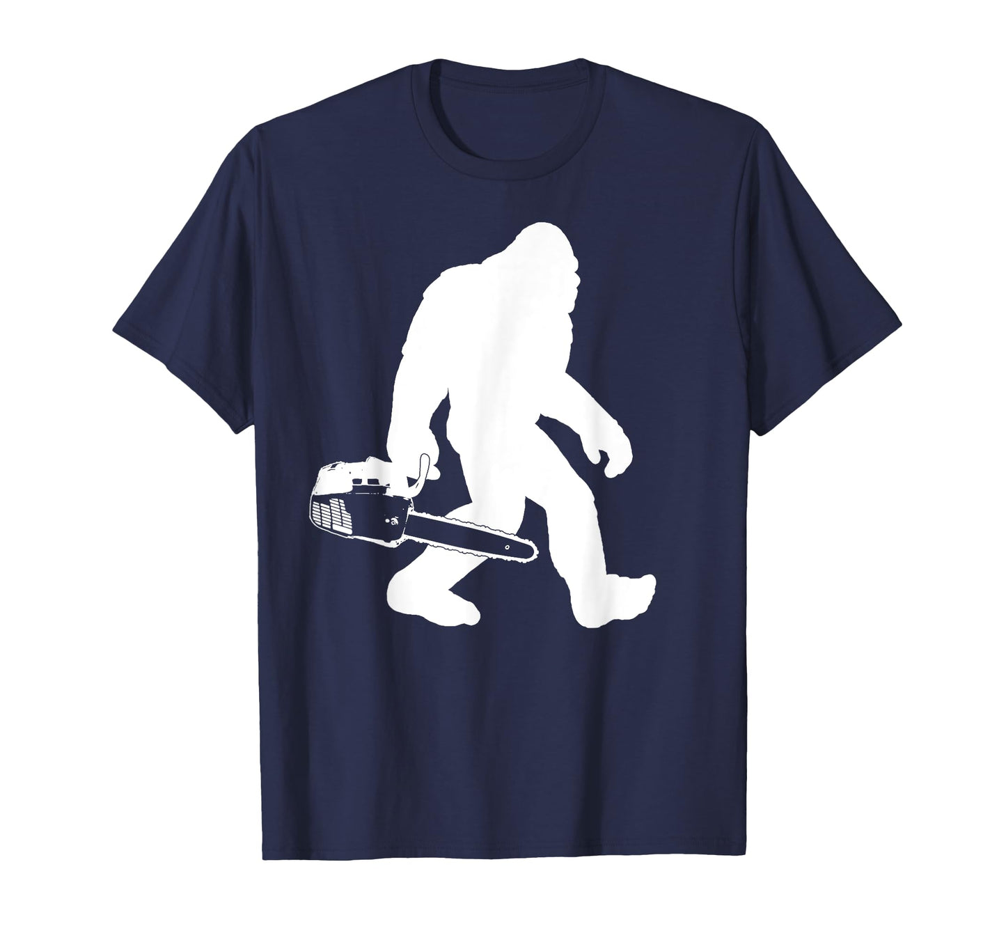 Lumberjack Bigfoot Chainsaw Sasquatch Logger Funny T-Shirt