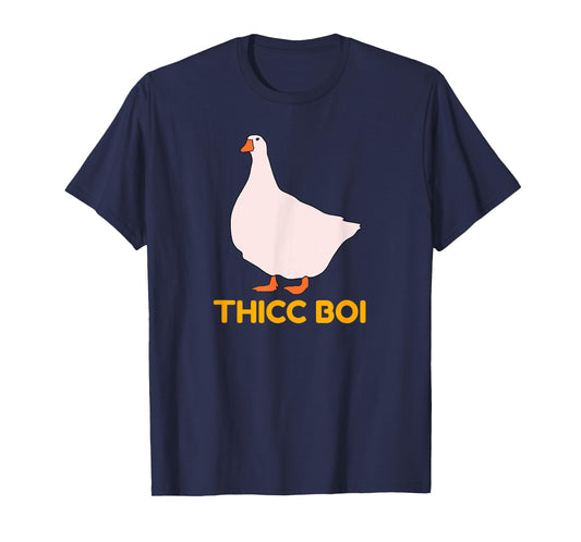 Funny Chunky Animal Chonky Goose Thicc Boi T-Shirt