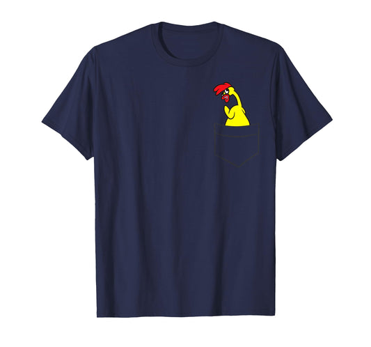 Rubber Chicken Lover Rubber Chicken In a Pocket T-Shirt
