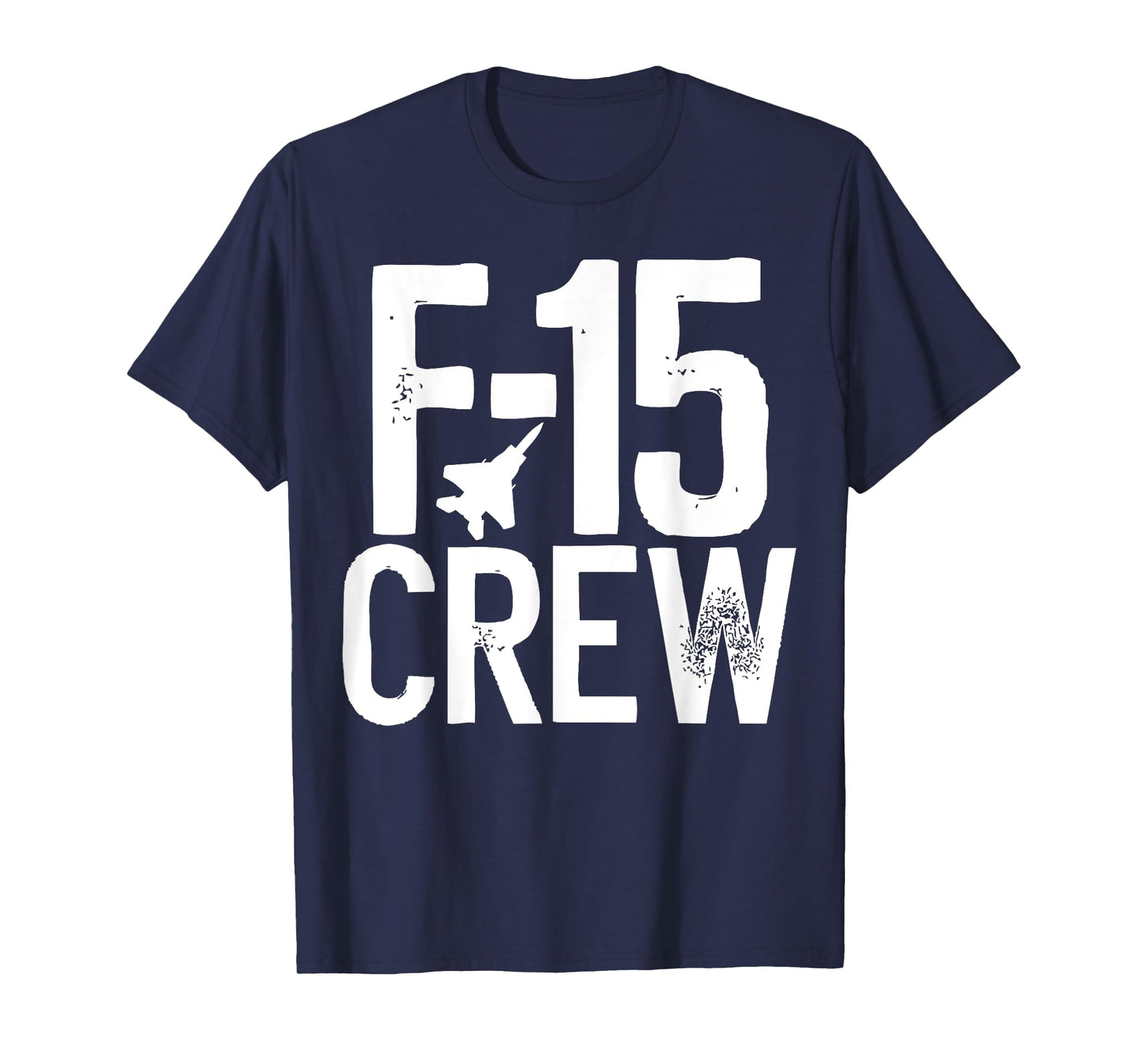 Eagle F-15 silhouette Jet Fighter Crew and Team Fighter jet T-Shirt