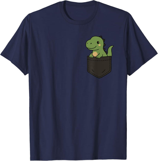 Funny Baby T-Rex Pocket Pal Cute Baby Dinosaur Lover T-Shirt