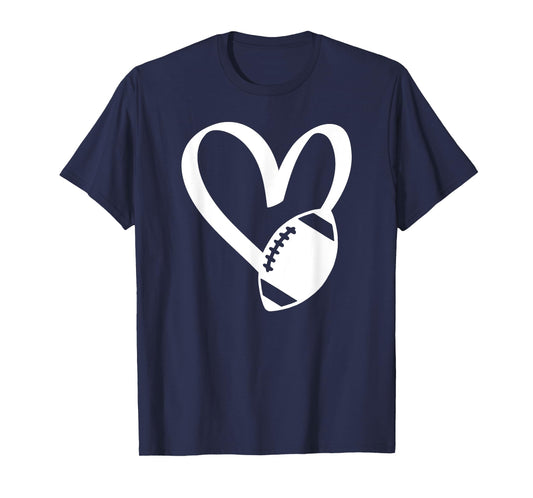 Football Heart T-Shirt