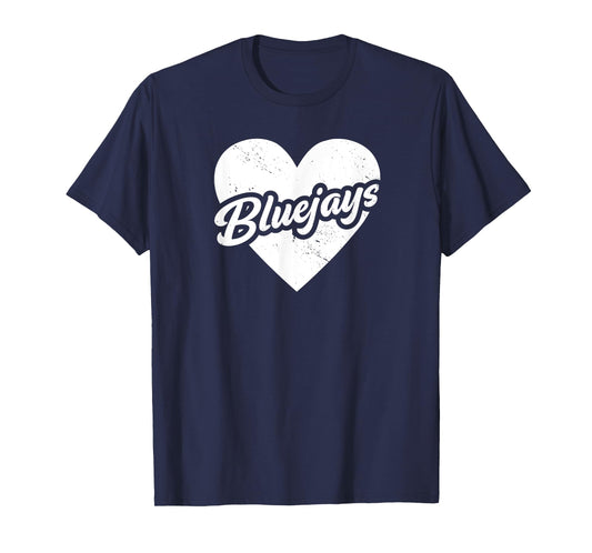 Vintage Blue Jays School Spirit Go Bluejays Love T-Shirt