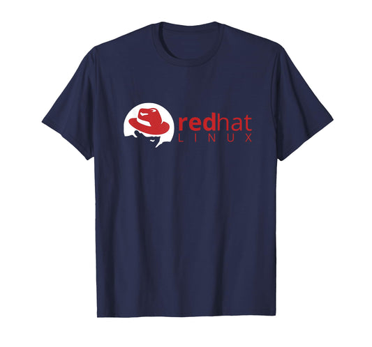 Linux Red Hat Fan Tee Tux Penguin Open Source OS lover T-Shirt