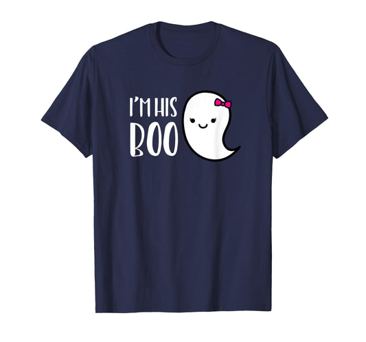 MATCHING SET I'm His or Her Boo Halloween Ghost Couple Shirt T-Shirt
