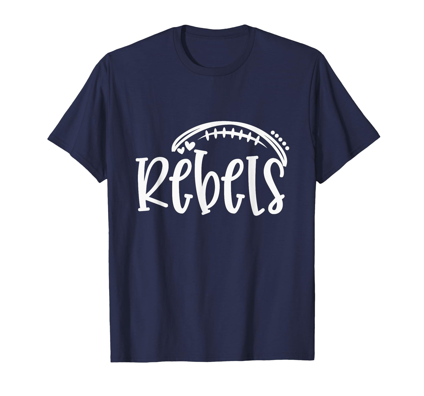 Rebel Pride Football School Spirit Game Day T-Shirt