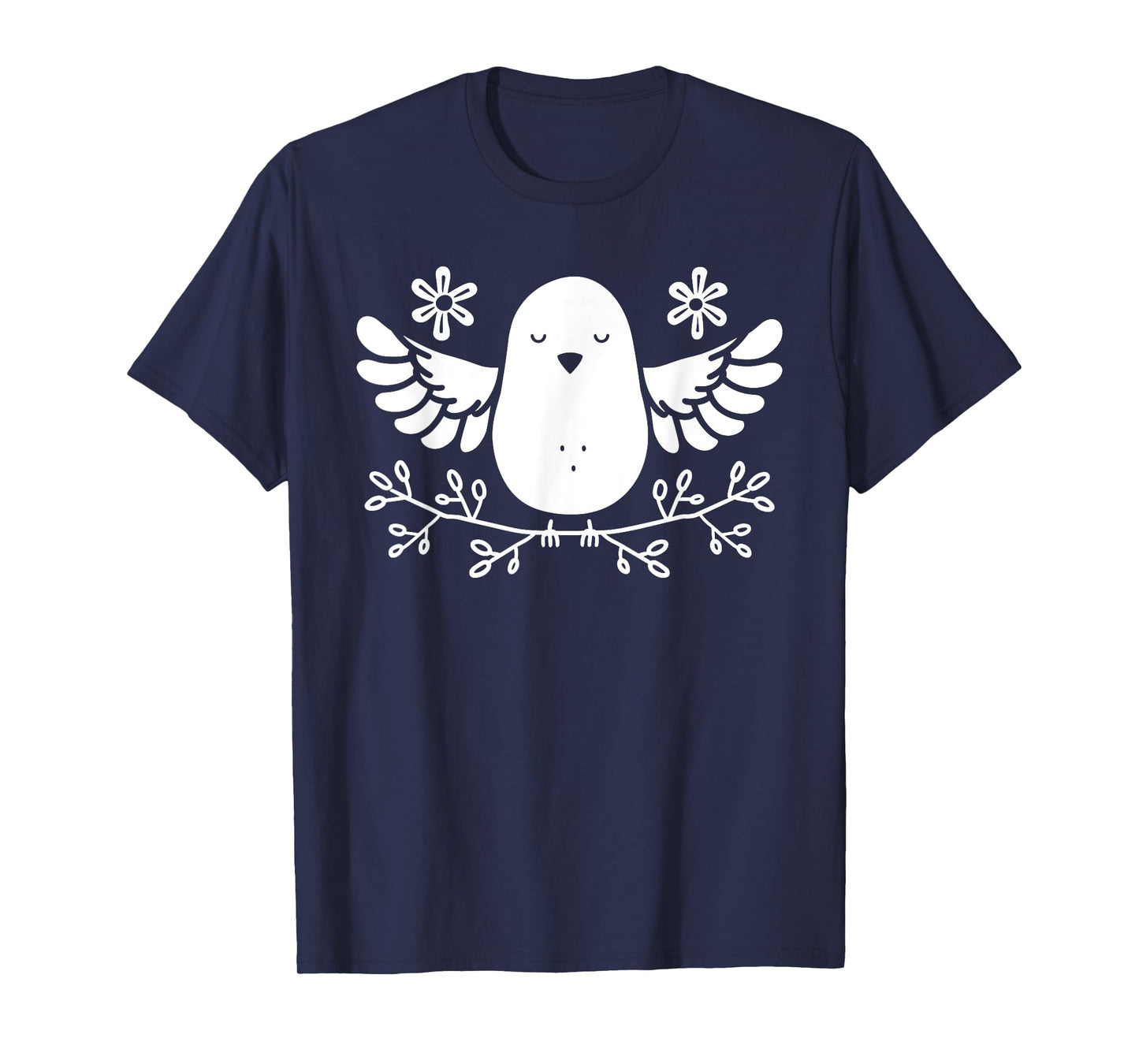 Bird small Dove of peace minimalist simple Dove T-Shirt