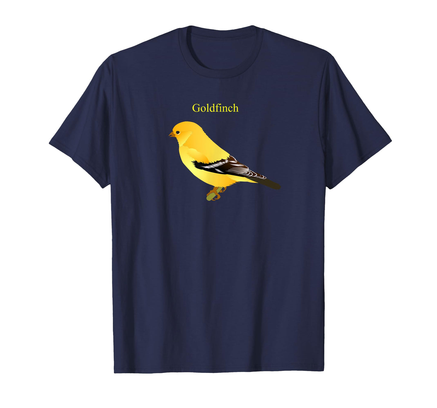 Yellow Finch Songbird Art T-Shirt