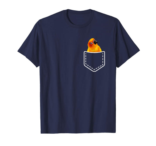 Pocket Sun Conure Apparel For Sun Conure Parrot Birds Lovers T-Shirt