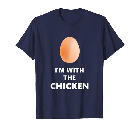 Fun I'm With The Chicken Egg Halloween Costume T-Shirt