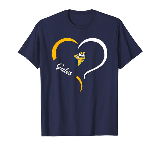 Lancaster Gales Logo Half Heart Slogan HS T-Shirt