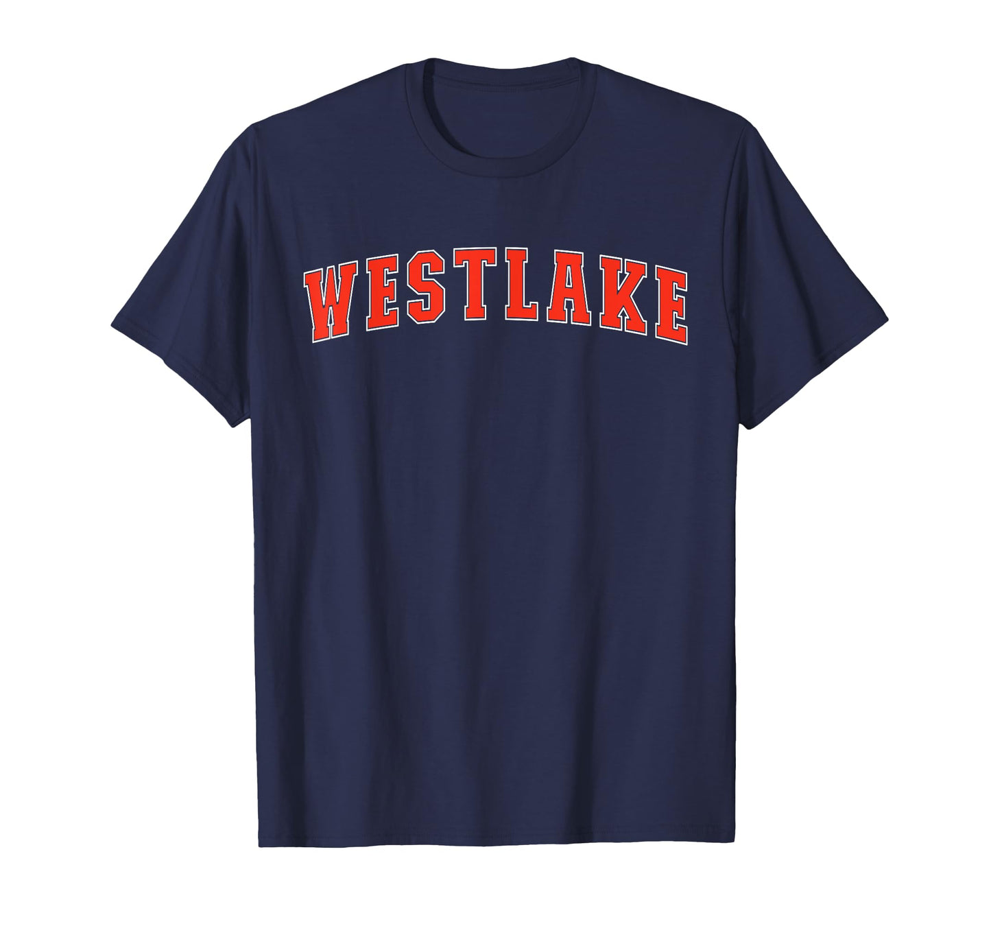 Westlake Texas TX College Style Red Text Westlake T-Shirt