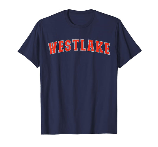 Westlake Texas TX College Style Red Text Westlake T-Shirt