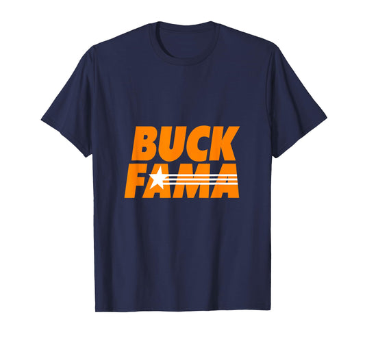 Buck Fama Team Spirit Cheer Football Fan Rivalry Sports T-Shirt