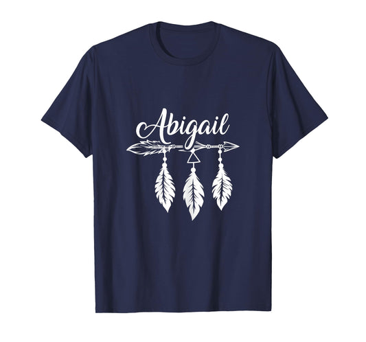 Feather Name Abigail Dreamcatcher Feathers Truth Spiritual T-Shirt
