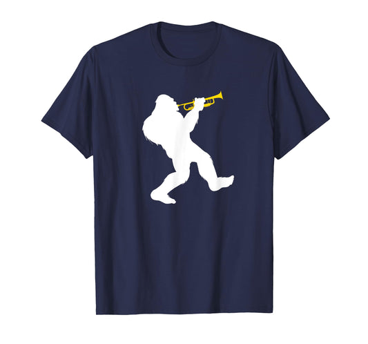 Bigfoot playing a trumpet T-Shirt