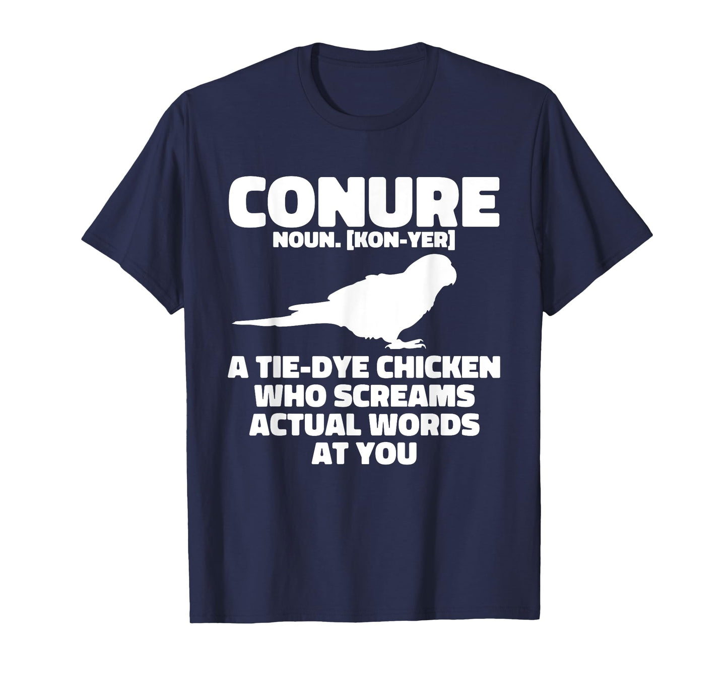 Green Cheek Conure Definition Parrot Bird Sun Conure T-Shirt