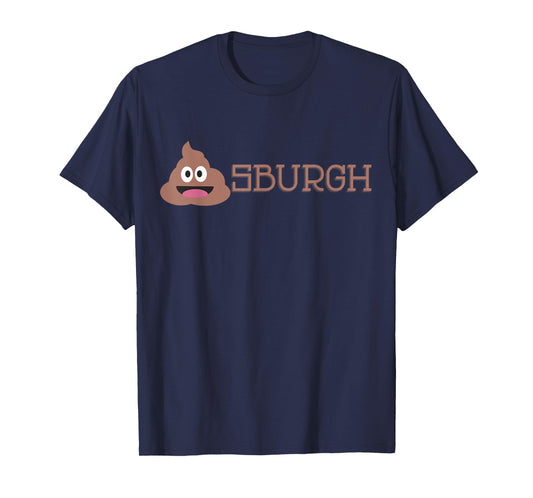 Shitsburgh funny anti Pittsburgh T-Shirt - Black, Small, Classic Fit, Crew Neck, Short Sleeve, Adult, Unisex, Cotton, Polyester, Machine Wash, US Size Small, T-Shirt