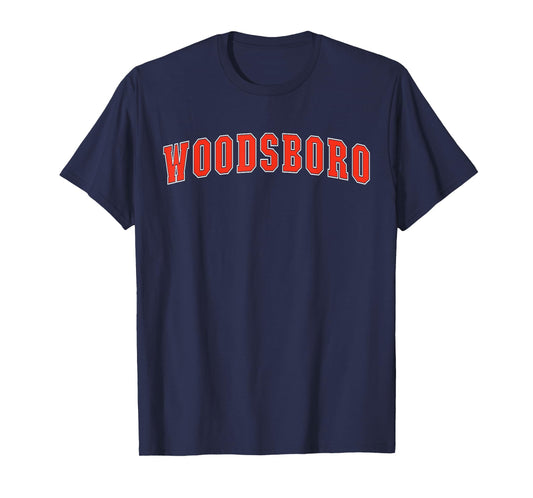 Woodsboro Texas TX College Style Red Text Woodsboro T-Shirt