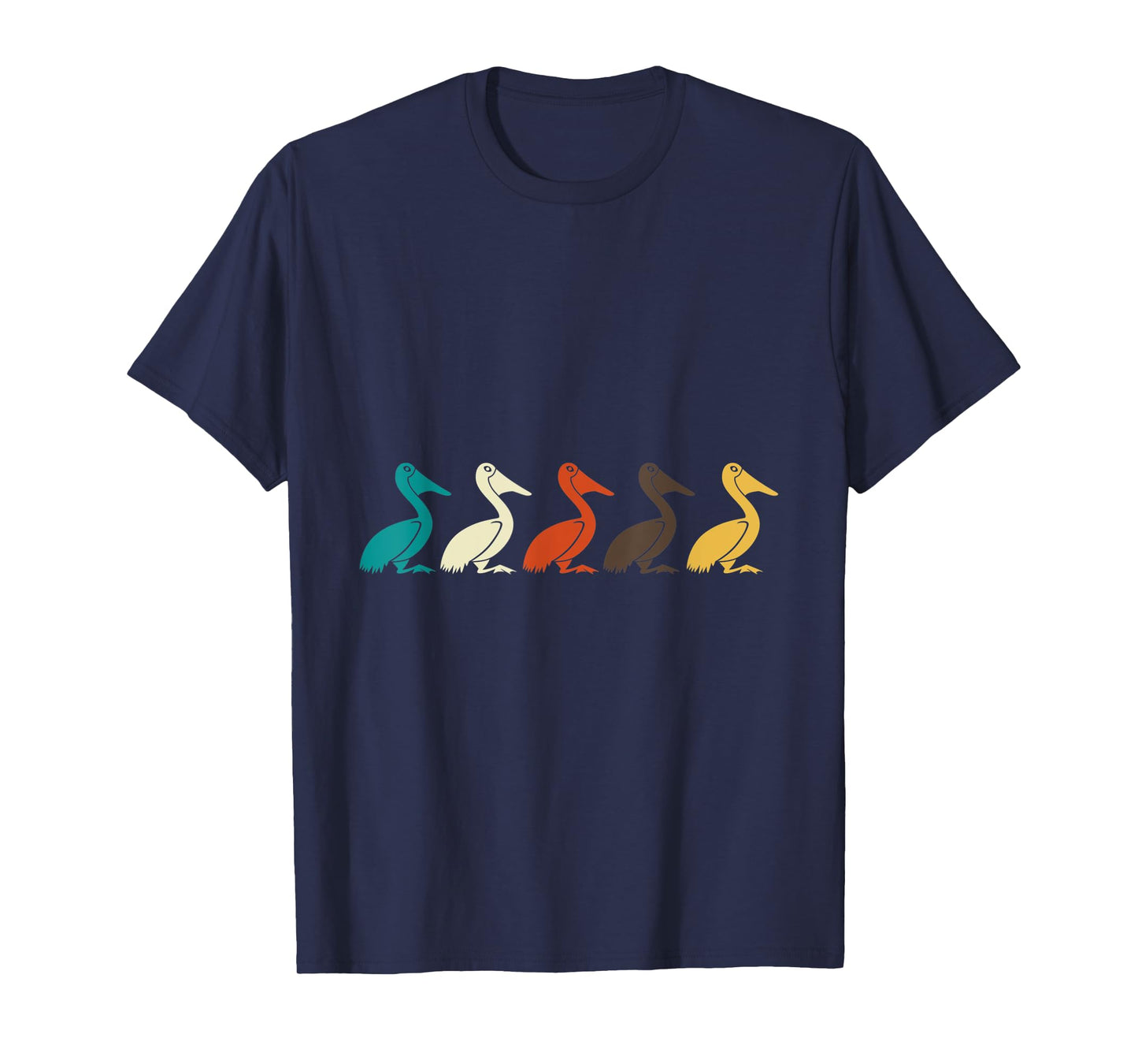 Retro Animals Pelican T-Shirt