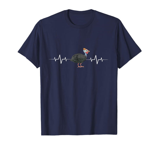 Guinea Fowl Heartbeat T-Shirt