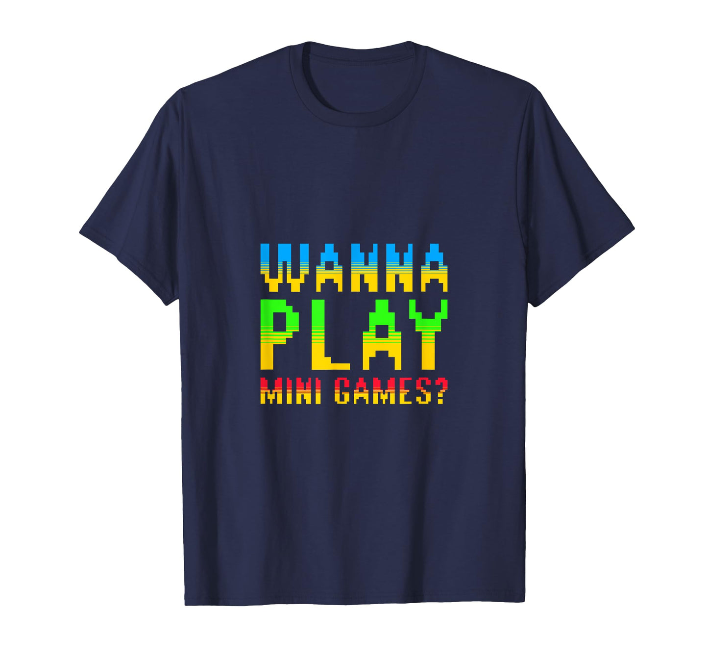 Wanna Play Mini Games? Retro Arcade Gamer Meme Monkey T-Shirt