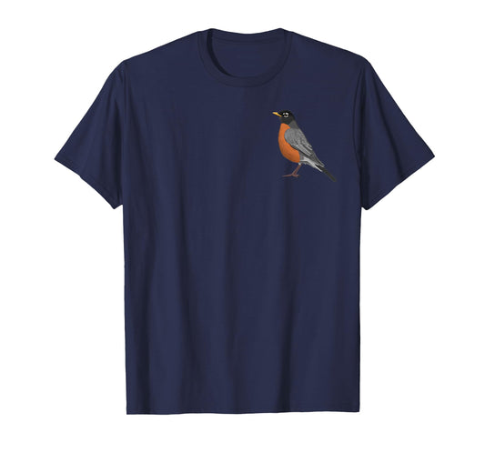 American Robin Bird Birder Birdlover Birdwatcher Animal T-Shirt