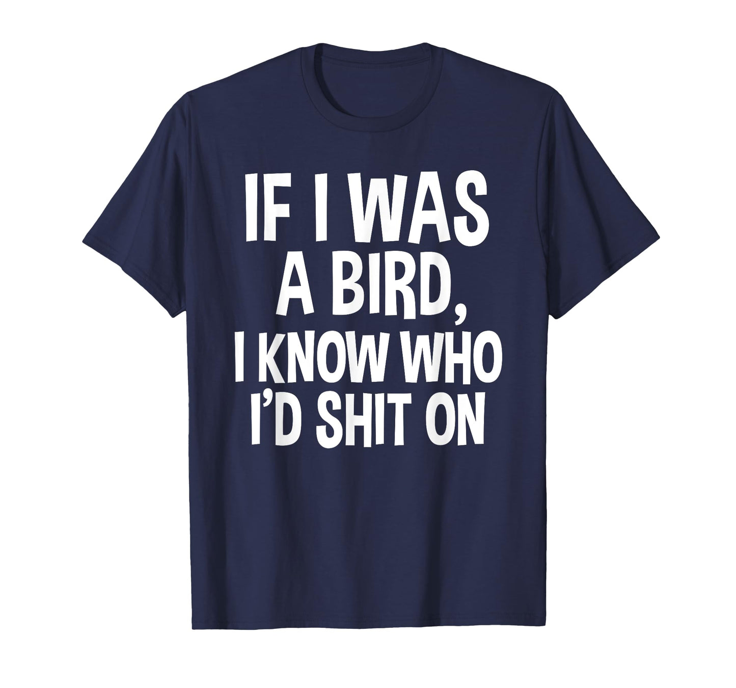 If I Was A Bird, I Know Who I'd Shit On Funny Gift Shirt T-Shirt