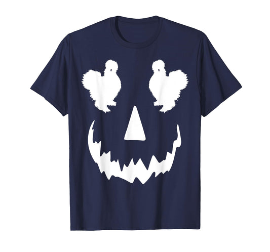 pumpkin Silkie Chicken halloween T-Shirt