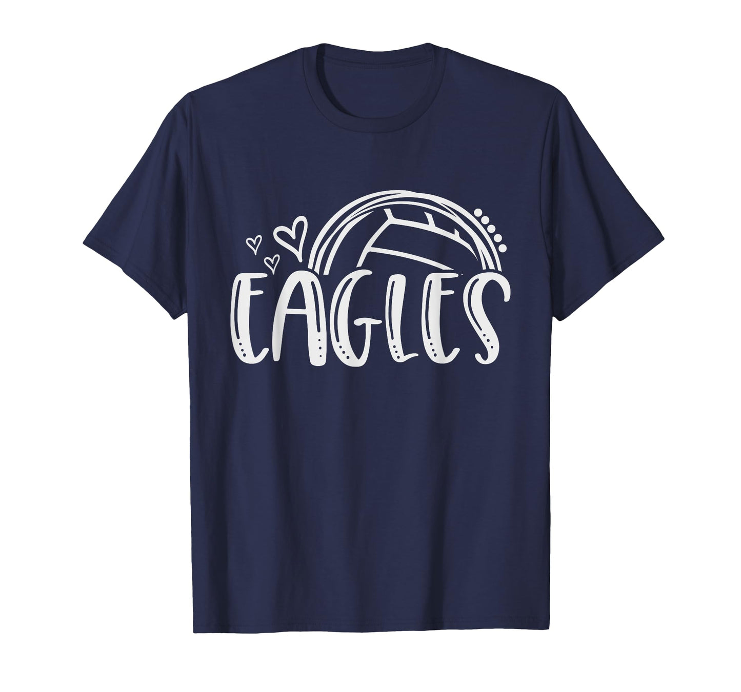 Volleyball Eagle School Sports Fan Team Spirit T-Shirt