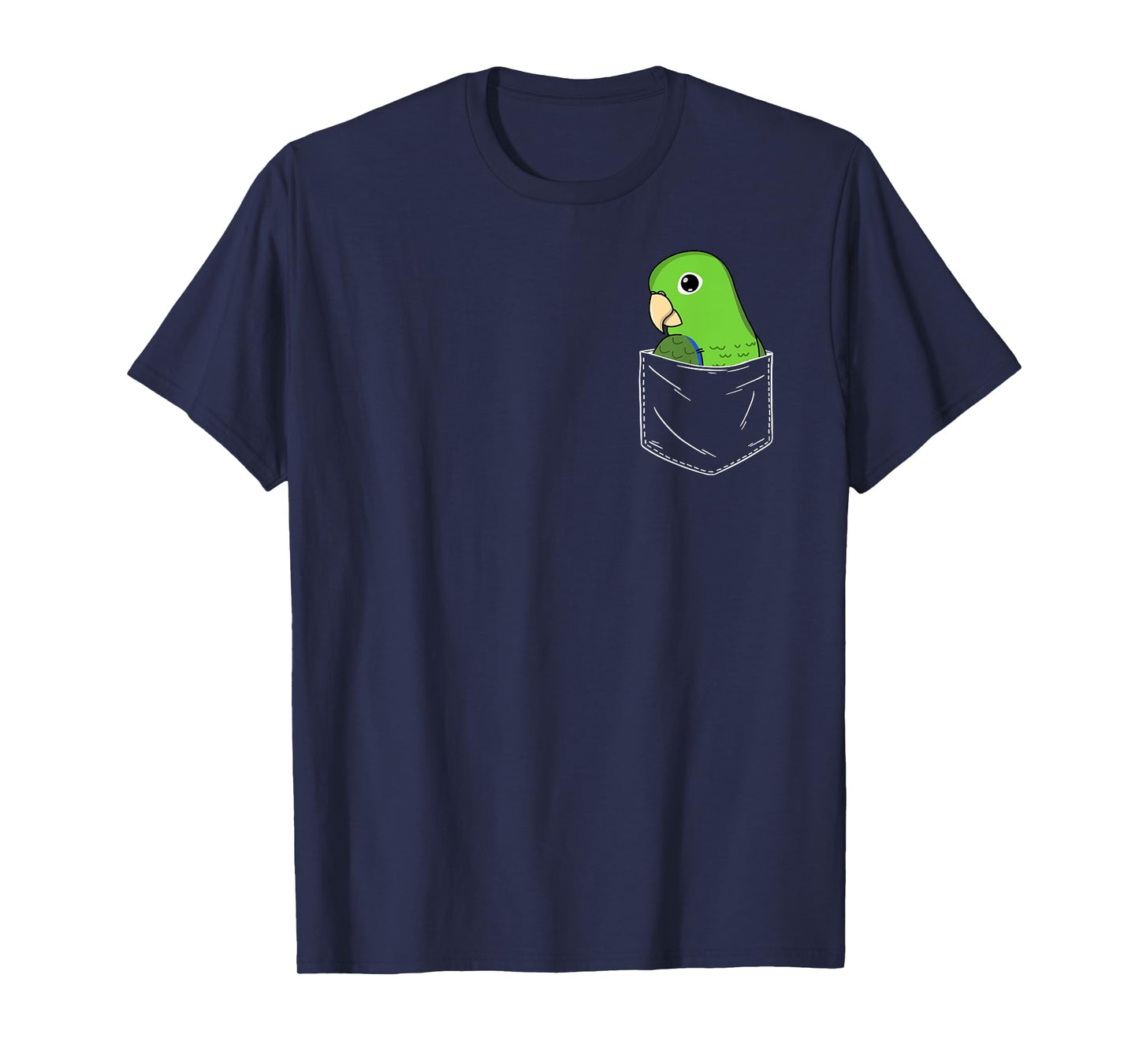 Cute Parrot In A Pocket I Green Parrotlet T-Shirt