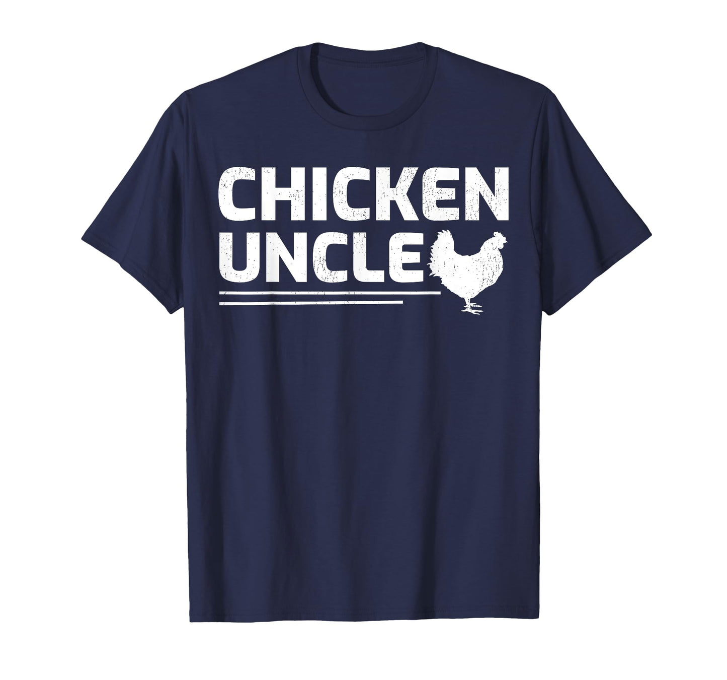 Chicken Farmer Retro Best Chicken Uncle Father's Day T-Shirt