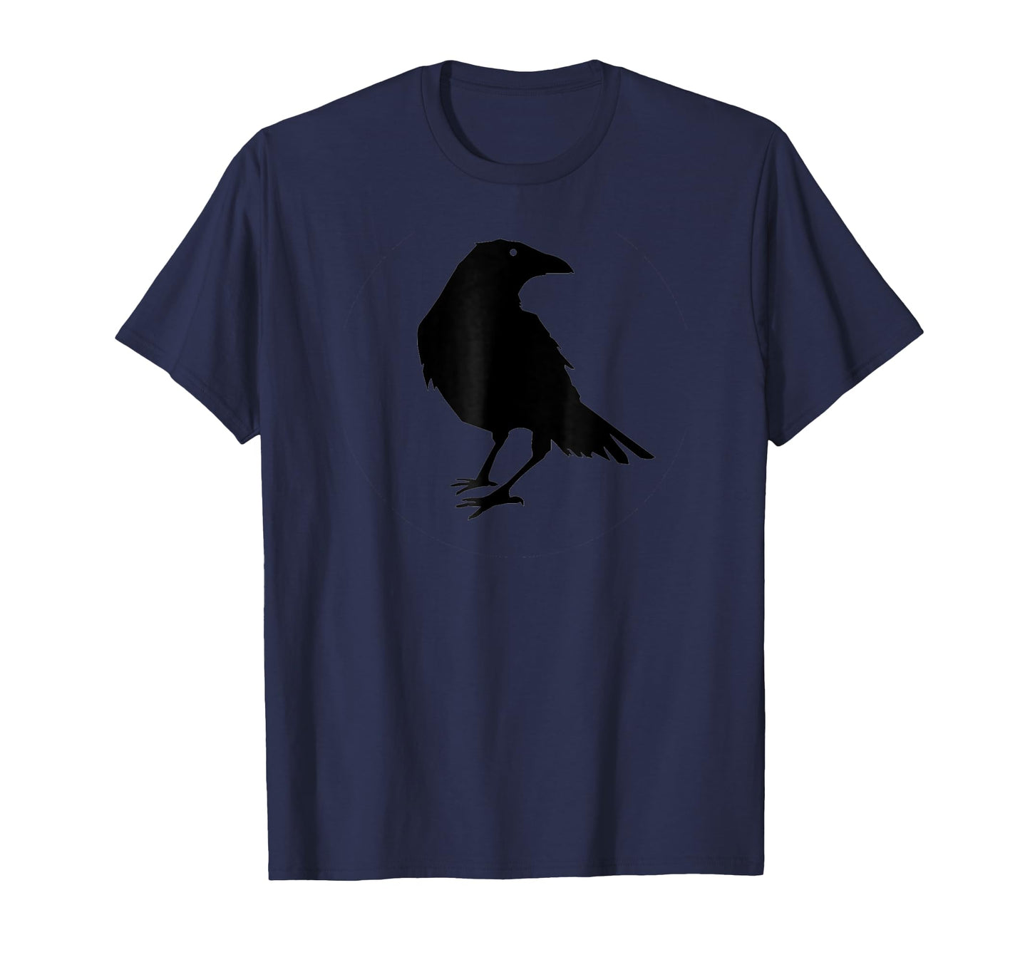 Beautiful Black Crow Raven Bird Silhouette T-Shirt