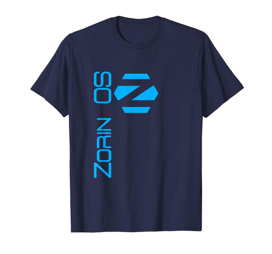 Linux Zorin OS tee with Tagline and Logo Open Source Os T-Shirt
