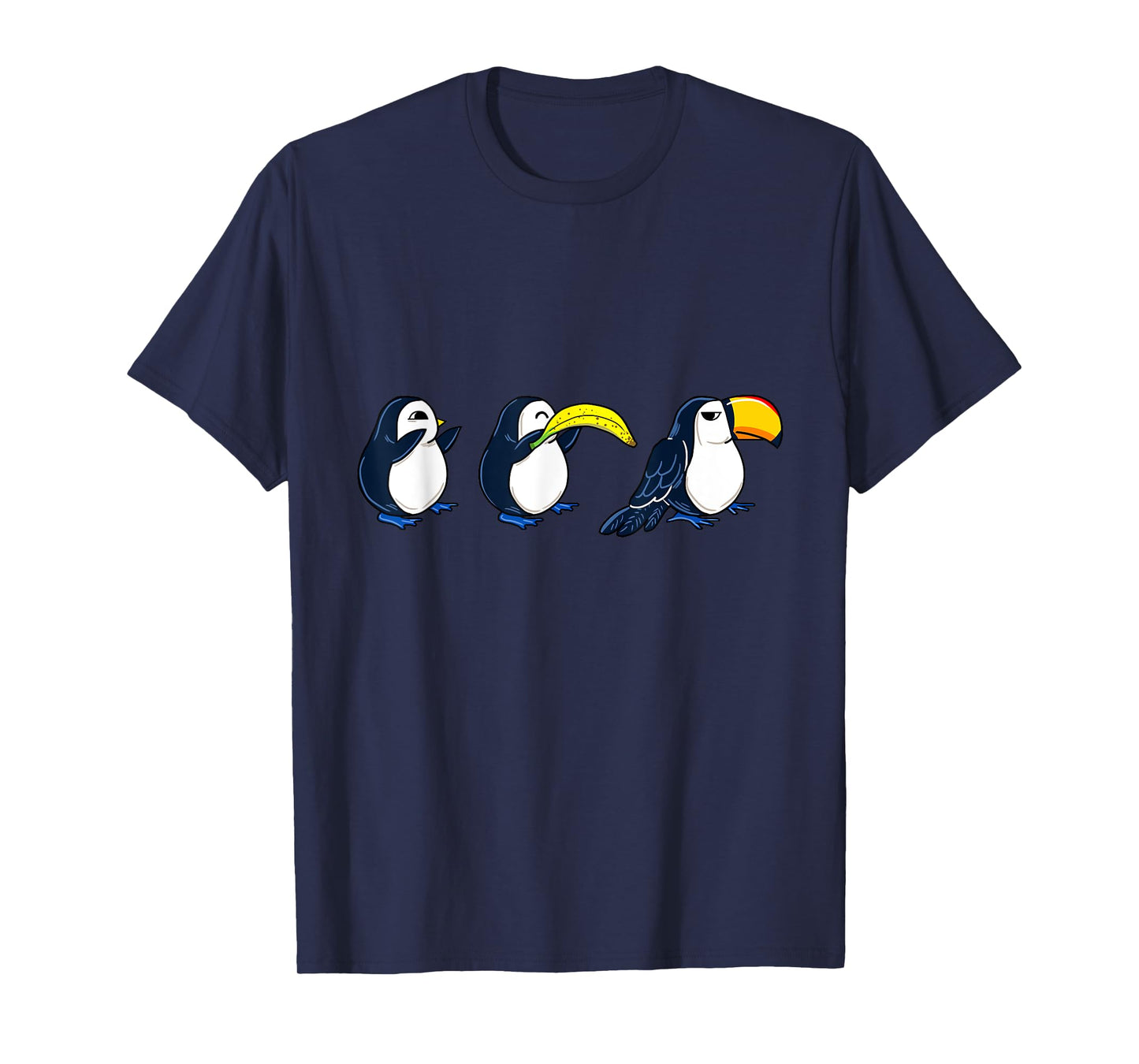 Bird Banana Toucan Funny Animal Puns Joke Humor Memes Gift T-Shirt