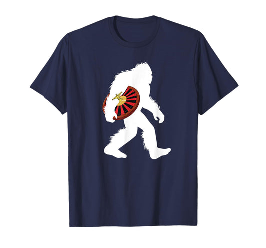 Bigfoot Gambling Casino Wheel Sasquatch Gambler T-Shirt
