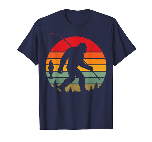 Bigfoot Fishing T-Shirt