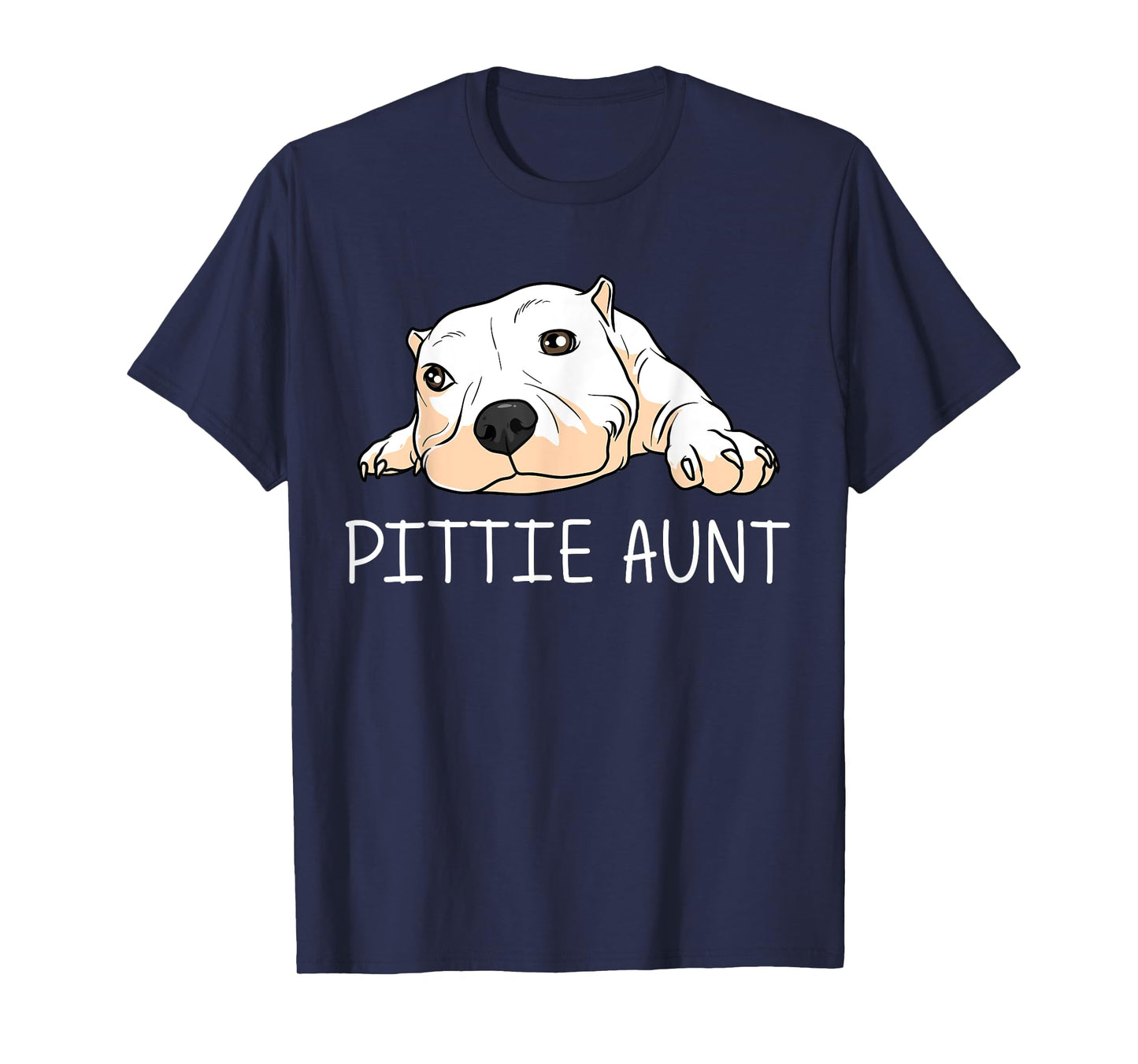 Funny Pitbull Gift For Aunt Women Canine Dog Puppy Animal T-Shirt