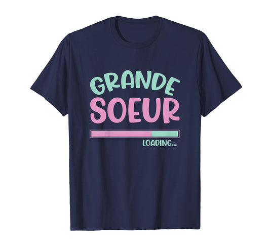 Kids Pregnancy Announcement for Girls Je Vais être une Grande Soeur T-Shirt