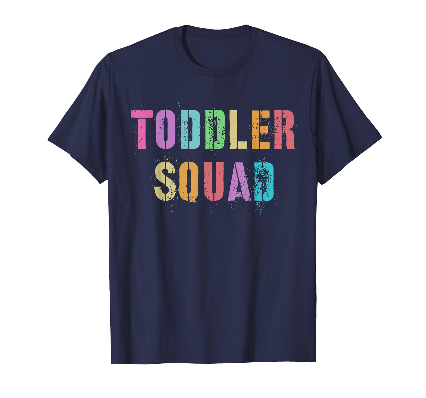 Vintage TODDLER SQUAD Daycare Teacher Nanny Team Babysitting T-Shirt