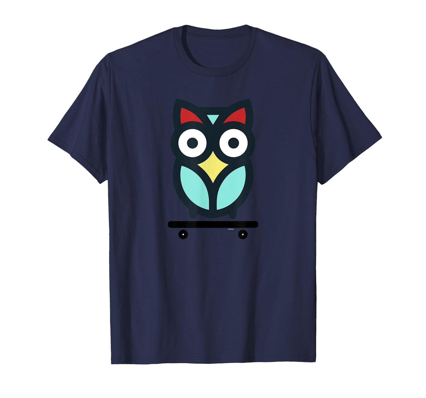 Skateboarding Owl Men Women Youth Skateboard Skater Animal T-Shirt