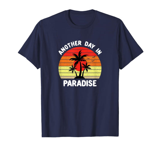 Another Day In Paradise Distressed T-Shirt