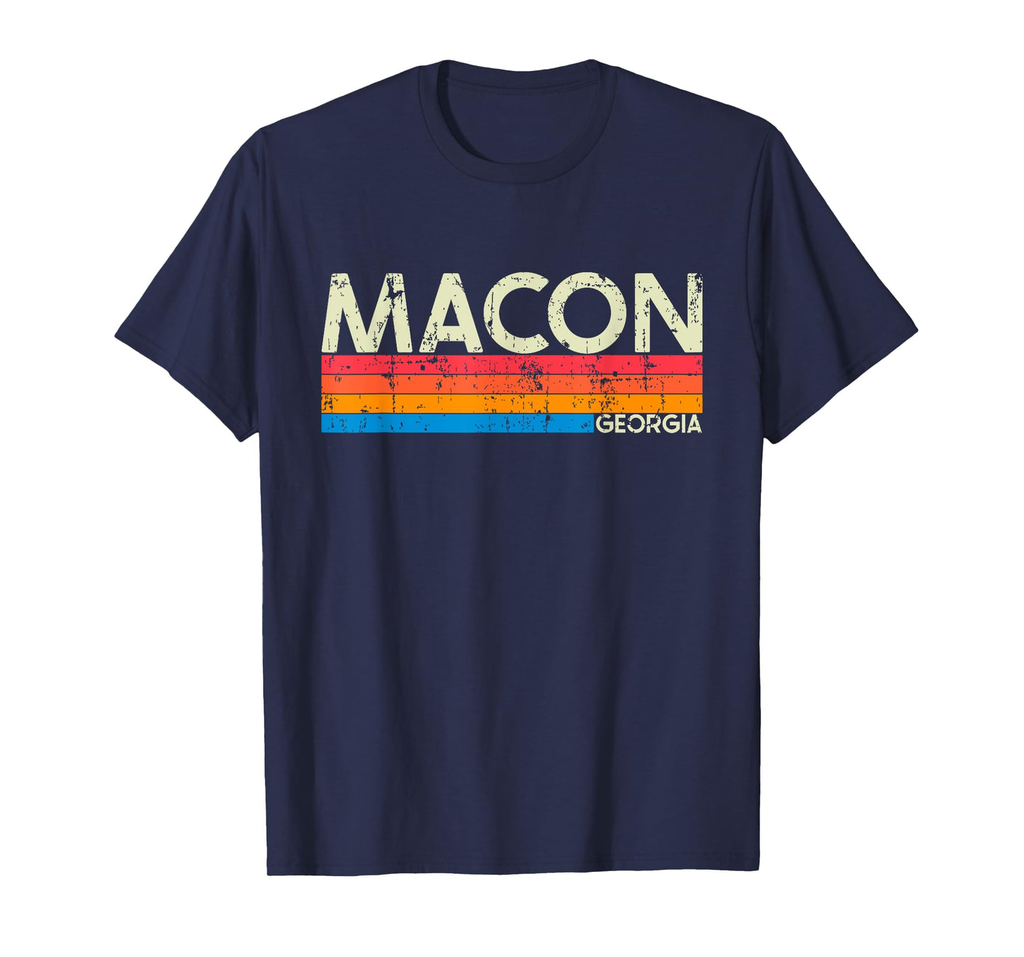 Vintage Retro Macon Georgia Distressed T-Shirt