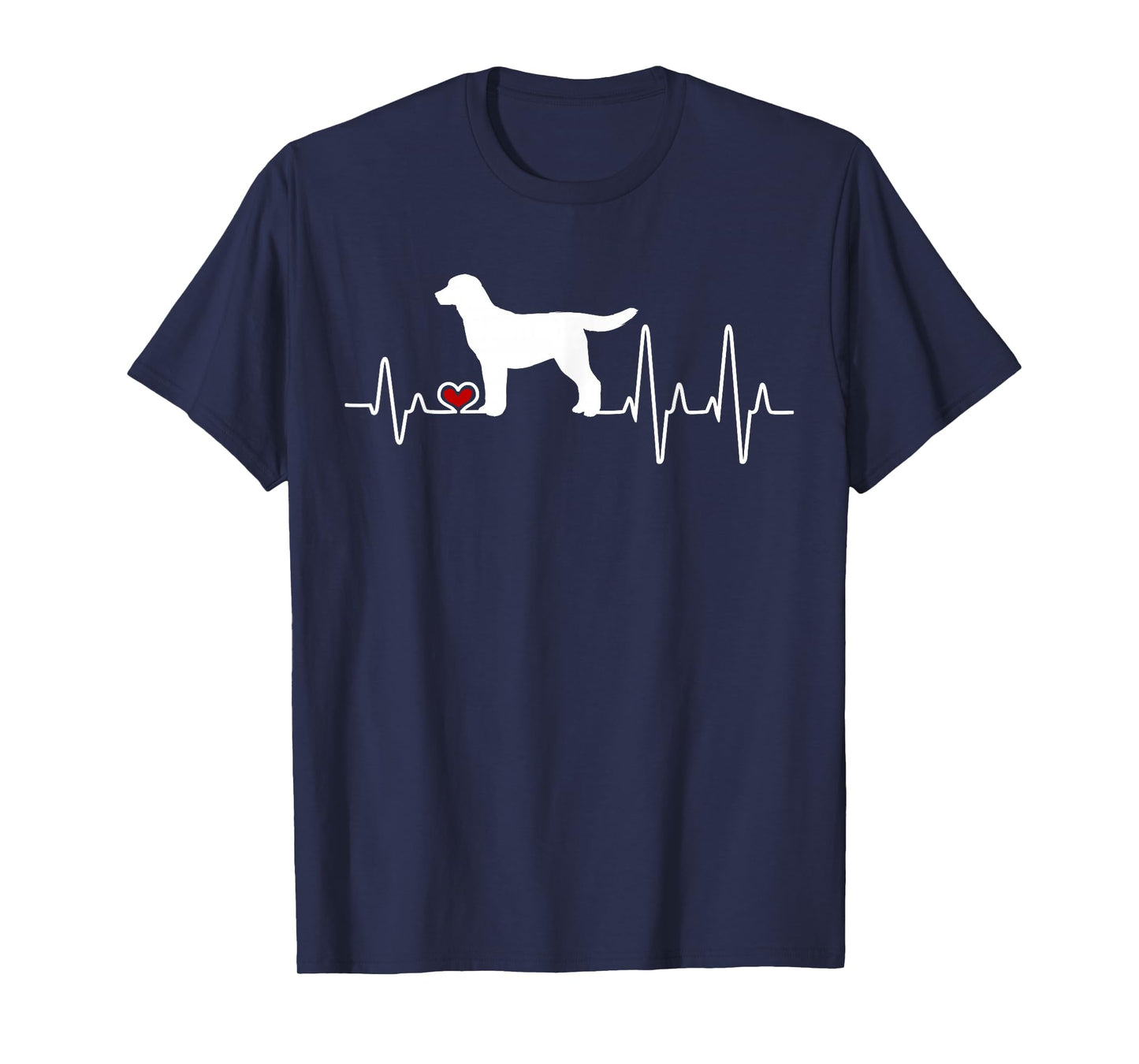 Labrador Dog Heartbeat Pulse T-Shirt T-Shirt for Men Women Girls Kids